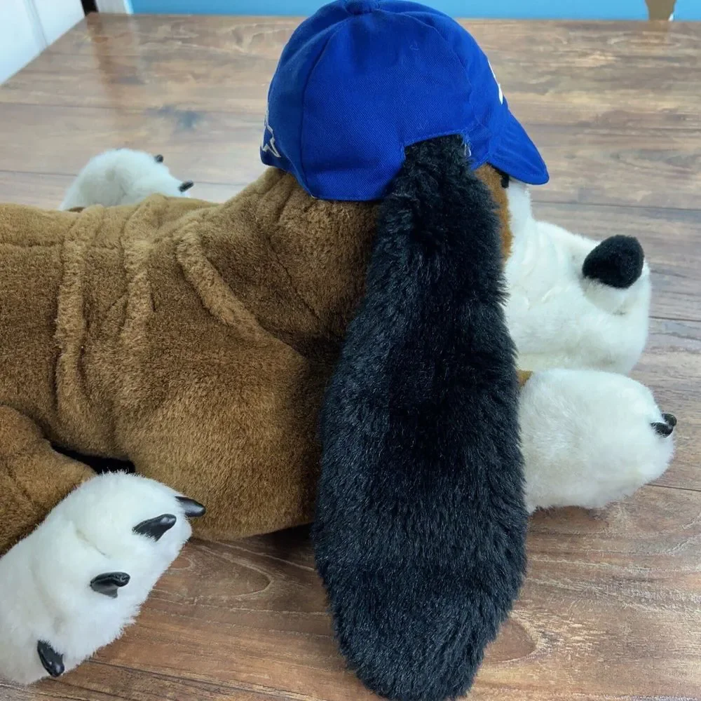 VTG? Starter Brand Plush Hound Dog Stuffed Animal Blue Hat Extremely Rare HTF **